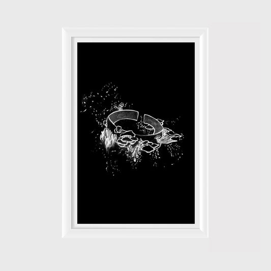 Paola De Anda, Cosmogonía fungi 2. El cinturón de hongos, 2022.